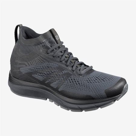 Salomon SONIC RA 2 NOCTURNE Mens Running Shoes Black UK MDHU